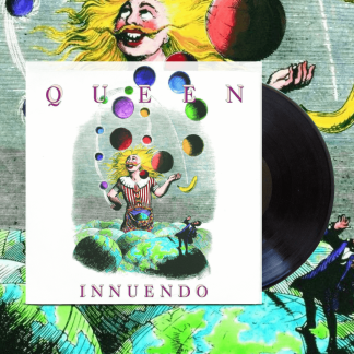 Okładka płyty winylowej artysty Queen o tytule Innuendo