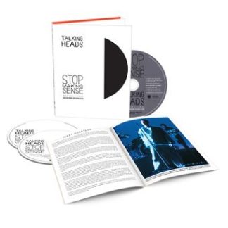 Okładka płyty CD wykonawcy Talking Heads o tytule Stop Making Sense