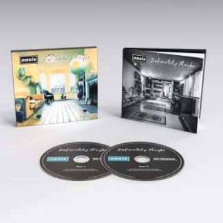 Okładka płyty CD wykonawcy Oasis o tytule Definitely Maybe