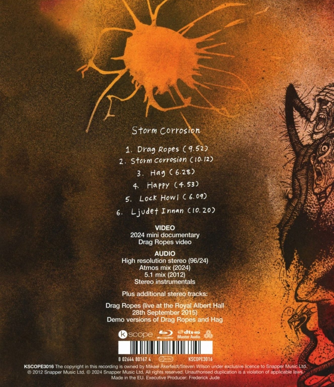 Okładka płyty Blu-ray Disc wykonawcy Storm Corrosion o tytule Storm Corrosion