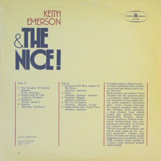 Okładka płyty winylowej wykonawcy Keith Emerson and The Nice o tytule Keith Emerson and The Nice