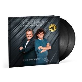 Okładka płyty winylowej wykonawcy Thomas Anders o tytule Sings Modern Talking: Let's Talk About Love