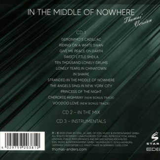 Okładka płyty CD wykonawcy Thomas Anders o tytule Thomas Sings Modern Talking: In The Middle O Nowhere