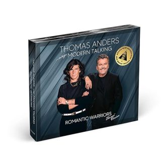Okładka płyty CD wykonawcy Thomas Anders o tytule Thomas Sings Modern Talking Romantic Warriors