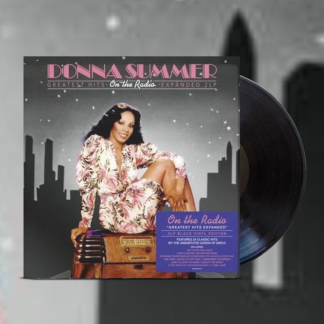Okładka płyty winylowej wykonawcy Donna Summer o tytule On The Radio: Greatest Hits Expanded