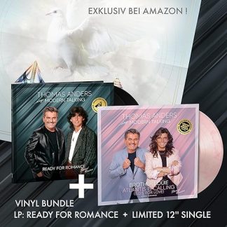 Okładka płyty winylowej wykonawcy Thomas Anders o tytule Thomas Sings Modern Talking: Ready For Romance