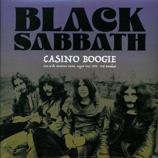 Okładka płyty winylowej wykonawcy Black Sabbath o tytule Live At The Montreux Casino