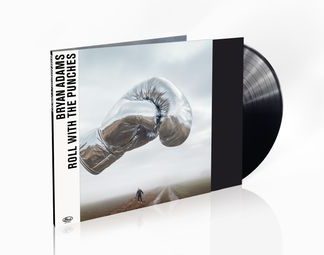 Okładka płyty winylowej wykonawcy Bryan Adams o tytule Roll With The Punches