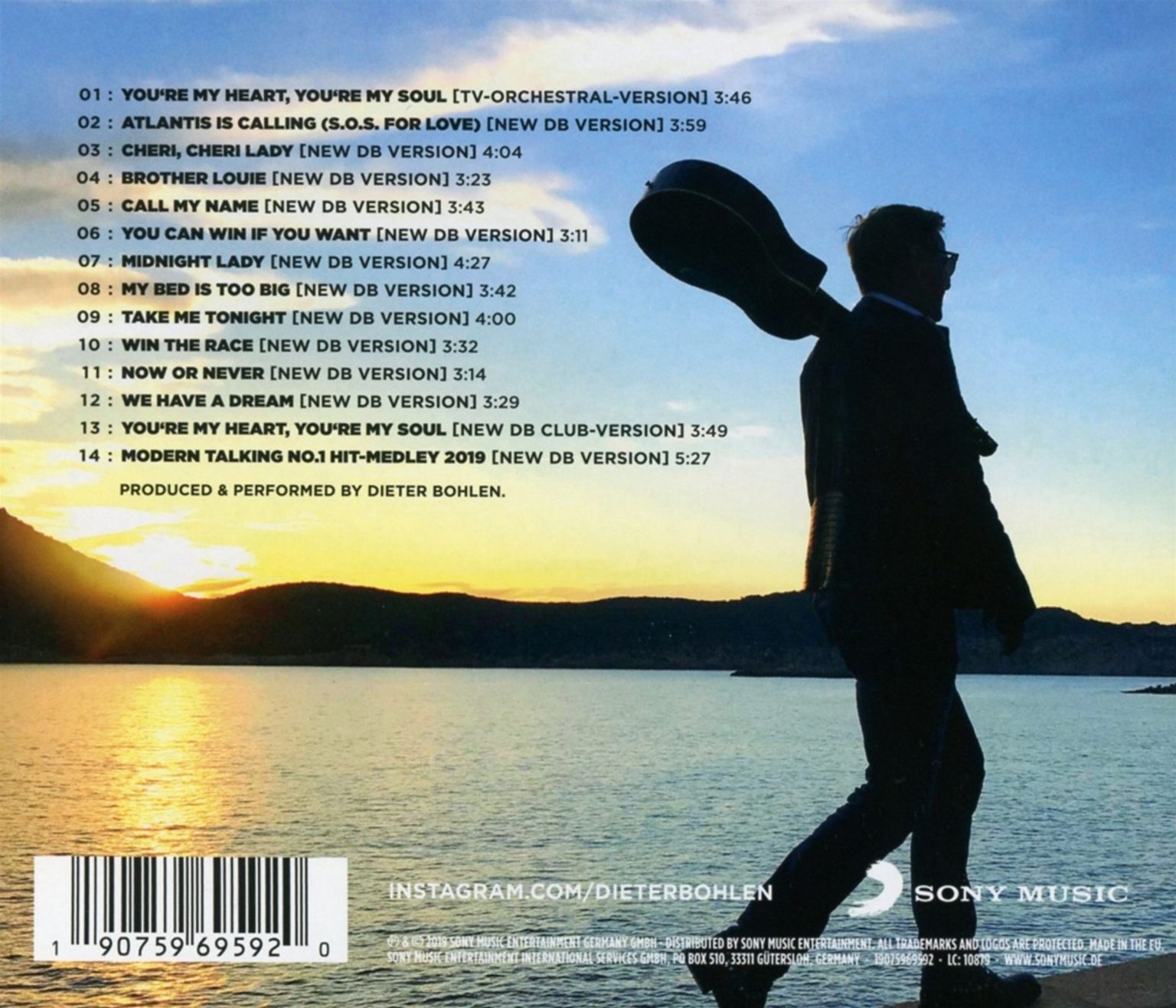 Okładka płyty CD wykonawcy Dieter Bohlen o tytule Dieter feat. Bohlen Das Mega Album
