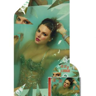 Okładka płyty CD wykonawcy Taylor Swift o tytule The Life Of A Showgirl: Sweat And Vanilla Perfume