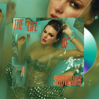 Okładka płyty CD wykonawcy Taylor Swift o tytule The Life Of A Showgirl: Sweat And Vanilla Perfume