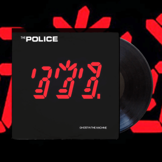 Okładka płyty winylowej wykonawcy The Police o tytule Ghost In The Machine