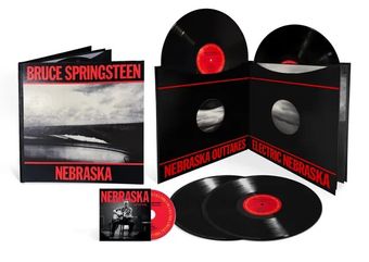 Okładka płyty winylowej wykonawcy Bruce Springsteen o tytule Nebraska 92
