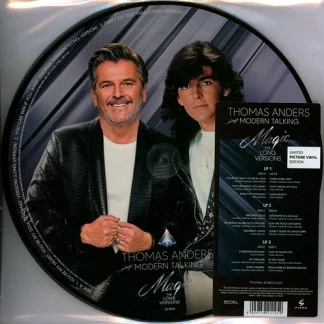 Okładka płyty winylowej wykonawcy Thomas Anders o tytule Sings Modern Talking: Magic The Long Versions