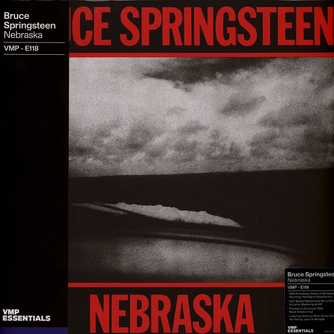 Okładka płyty winylowej wykonawcy Bruce Springsteen o tytule Nebraska