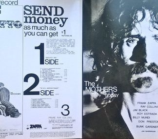 Okładka płyty winylowej wykonawcy Frank Zappa o tytule Absolutely Free