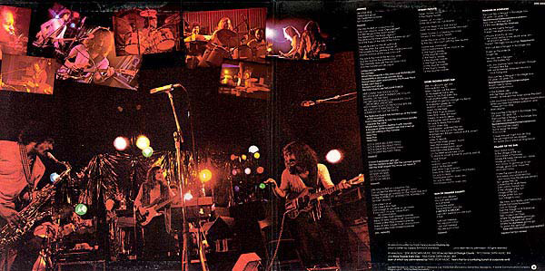 Okładka płyty winylowej wykonawcy Zappa Mothers o tytule Roxy&Elsewhere