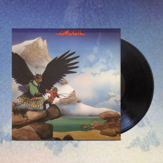 Okładka płyty winylowej wykonawcy Budgie o tytule Never Turn Your Back On A Friend