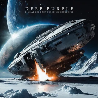 Okładka płyty winylowej wykonawcy Deep Purple o tytule Live At BBC Broadcasting House 1968