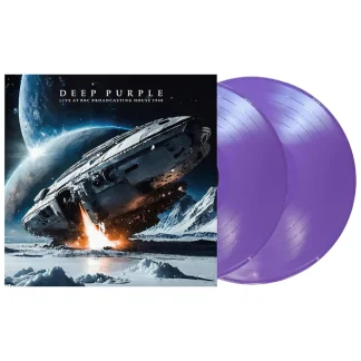 Okładka płyty winylowej wykonawcy Deep Purple o tytule Live At BBC Broadcasting House 1968