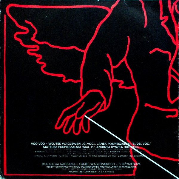 Okładka płyty winylowej wykonawcy Voo Voo o tytule Koncert