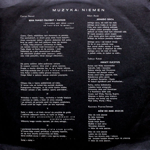 Okładka płyty winylowej wykonawcy Okładka płyty winylowej wykonawcy Niemen o tytule Enigmatic