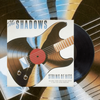 Okładka płyty winylowej wykonawcy Okładka płyty winylowej wykonawcy The Shadows o tytule String of Hits