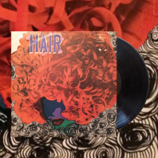 Okładka płyty winylowej wykonawcy Okładka płyty winylowej wykonawcy Boston Light Operatic Society o tytule Hair