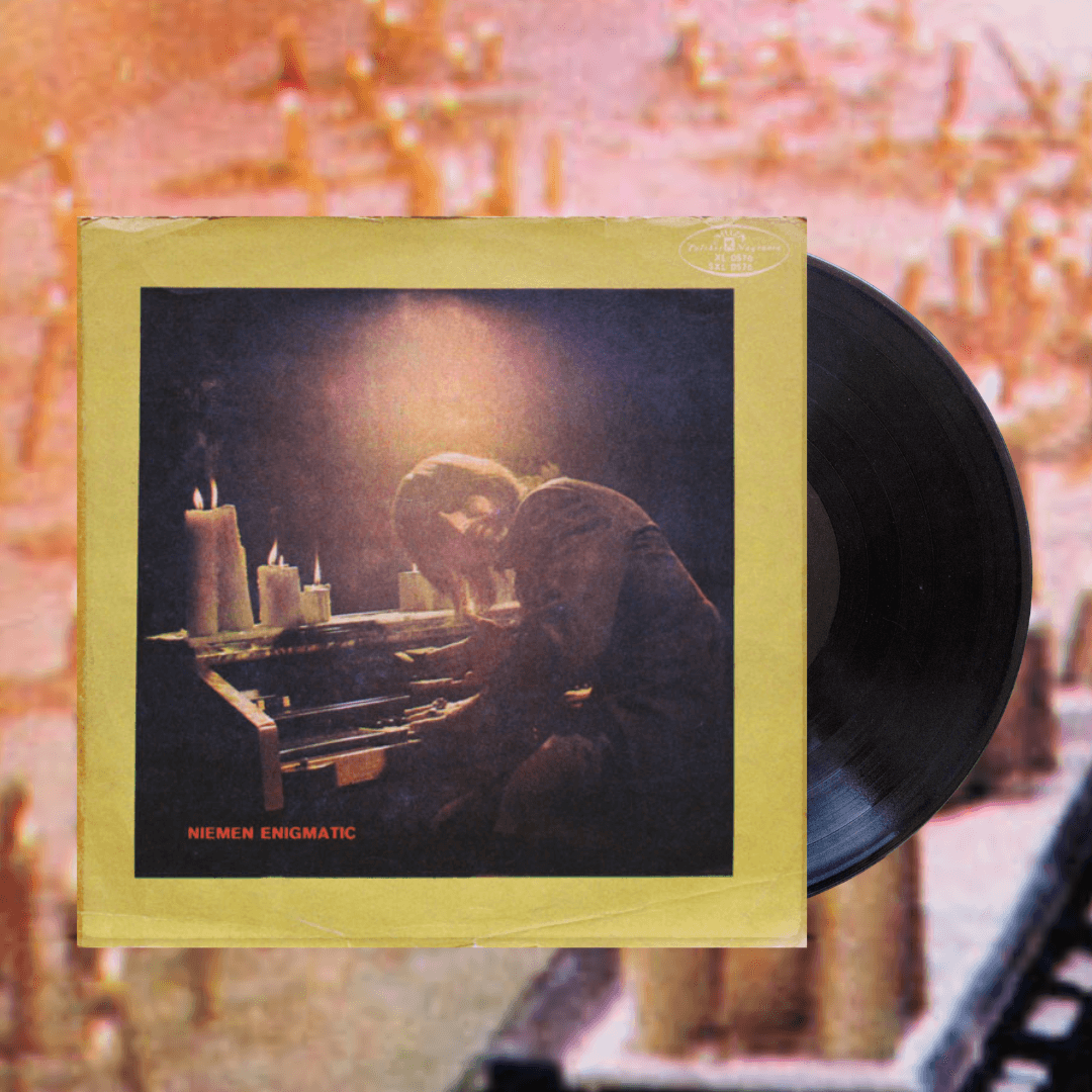 Okładka płyty winylowej wykonawcy Okładka płyty winylowej wykonawcy Niemen o tytule Enigmatic