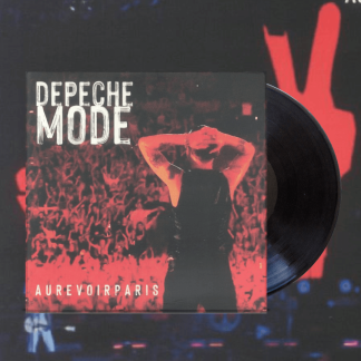 Okładka płyty winylowej wykonawcy Depeche Mode o tytule Au Revoir Paris