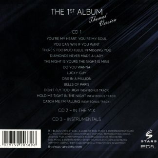 Okładka płyty CD wykonawcy Thomas Anders o tytule Sings Modern Talking: The 1st Album