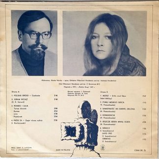 Okładka płyty winylowej wykonawcy Kurylewicz o tytule Muzyka Teatrlana i Telewizyjna