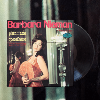 Okładka płyty winylowej wykonawcy Barbary Nieman o tytule Pieśni i Arie Operetkowe
