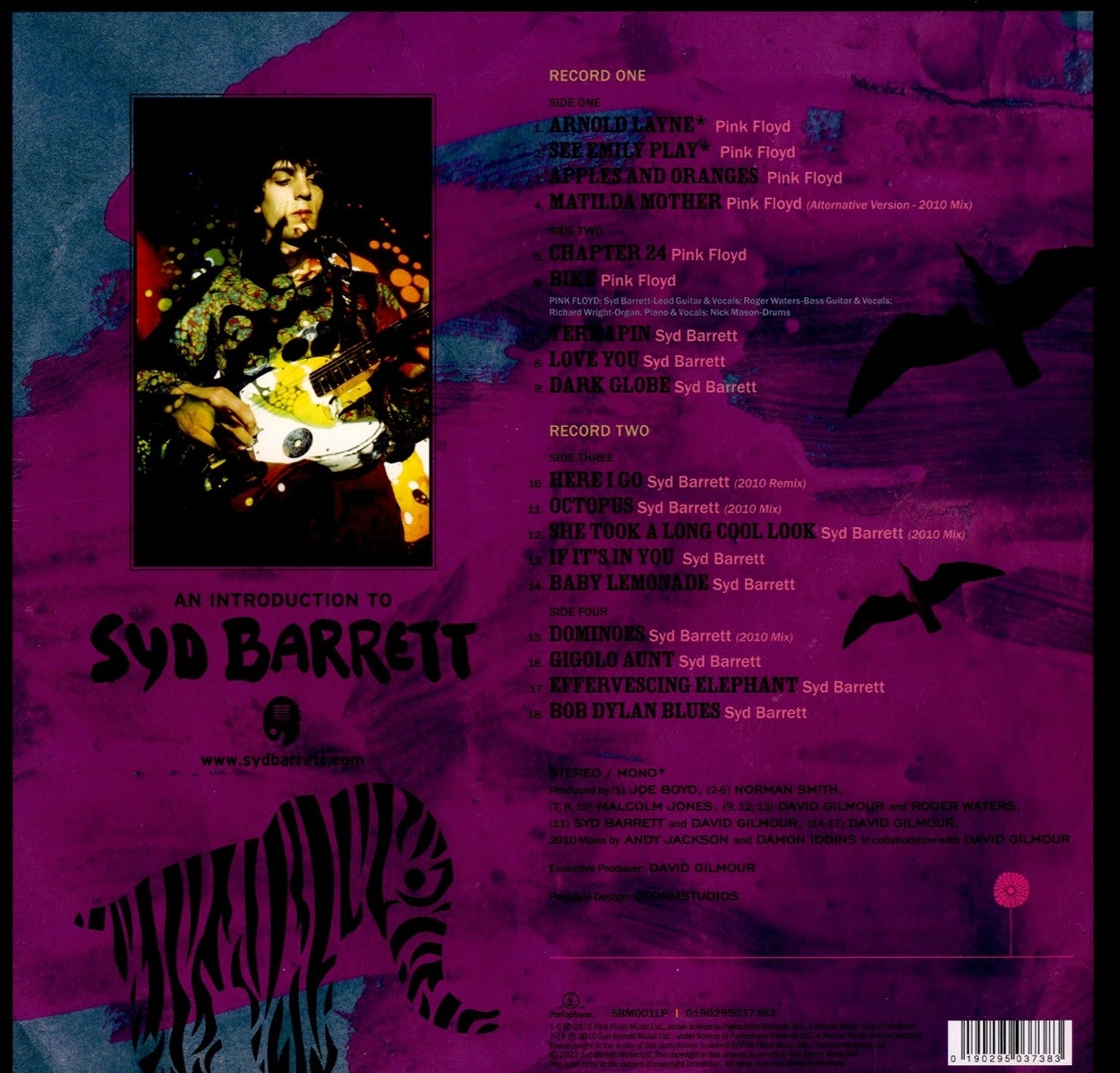 Okładka płyty winylowej wykonawcy Syd Barrett o tytule An Introduction To Syd Barrett
