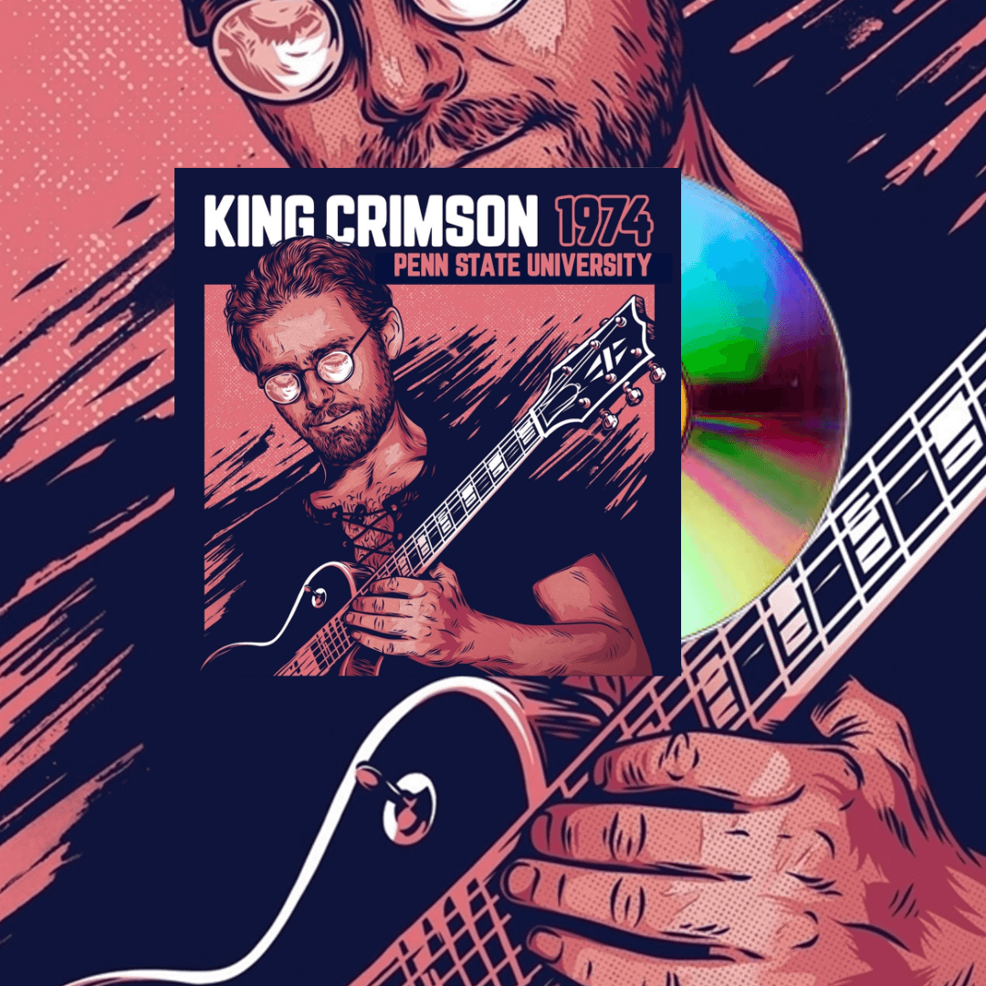 Okładka płyty CD wykonawcy King Crimson o tytule 1974 Penn State University