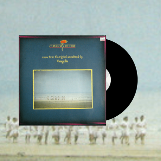 Okładka płyty winylowej wykonawcy Vangelis o tytule Chariots of Fire