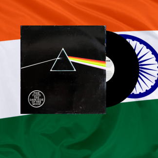 Okładka płyty winylowej wykonawcy Pink Floyd o tytule Dark Side Of The Moon
