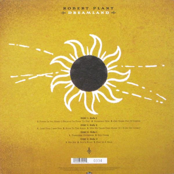 Okładka płyty winylowej wykonawcy Robert Plant o tytule Dreamland