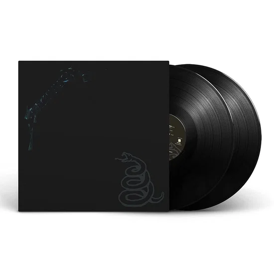 Okładka płyty winylowej wykonawcy Metallica o tytule Black Album