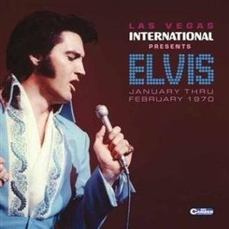 Okładka płyty CD wykonawcy Elvis Presley o tytule Las Vegas January Thru February 1970