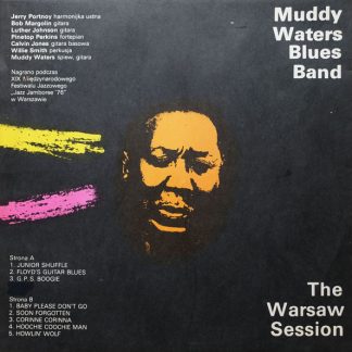 Okładka płyty winylowej wykonawcy Muddy Waters Blues Band o tytule The Warsaw Sessions 1
