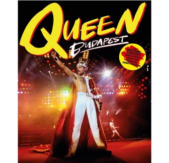 Okładka płyty Blu Ray wykonawcy Queen o tytule Budapest