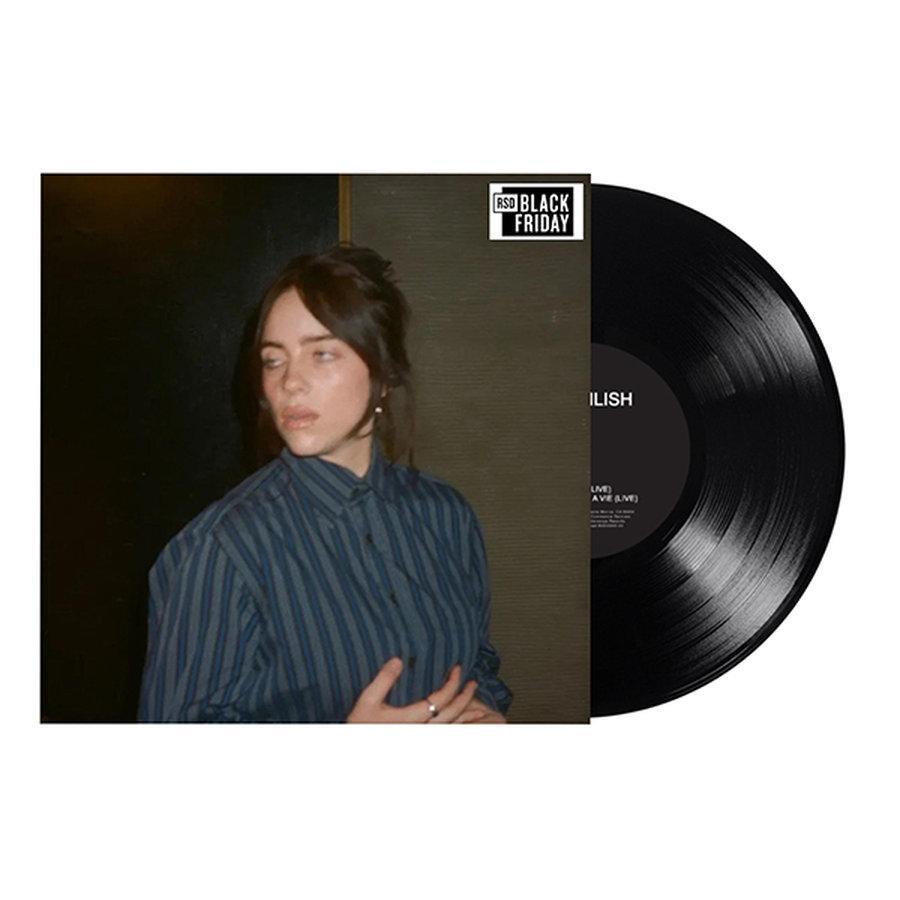 Okładka płyty winylowej wykonawcy Billie Eilish o tytule Live