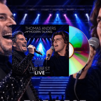 Okładka płyty CD wykonawcy Thomas Anders o tytule Thomas Anders: Sings Modern Talking: The Best - Live